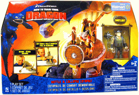 How To Train Your Dragon Playset - Battle and Collapse Catapult [Includes Snoutlout]