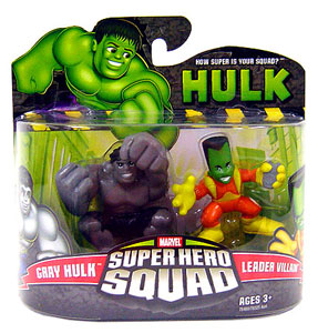 Super Hero Squad - Grey Hulk and Leader Villain