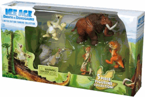 Ice Age 3 - Dawn Of The Dinosaurs - 5 Piece Figurine Collection