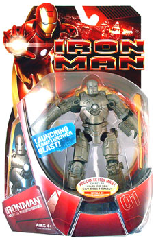 Iron Man Mark I - Launching Flamethrower Blast