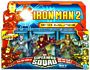 Iron Man 2 Super Hero Squad: Armor Evolutions - Iron Man Mark I, Iron Man Mark II and Hot Zone