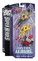 DC Superheroes 3-Pack Purple: Hawkman, Rocket Red, Justice Lord Flash