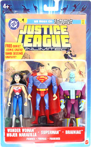 Justice League Unlimited: Wonder Woman, Superman, Brainiac