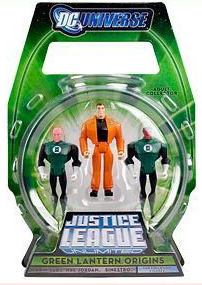 2009 SDCC DC JLU Green Lantern Origins 3-Pack  [Hal Jordan, Abin Sur and Sinestro]