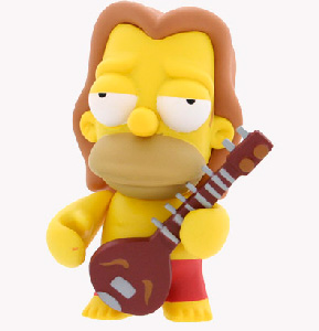 4-Inch Kidrobot Simpsons - Hippie Homer
