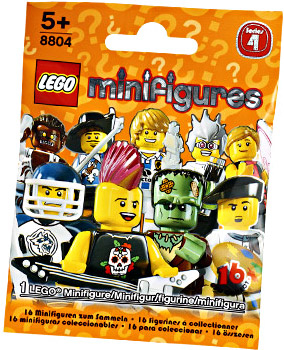LEGO Minifigure Series 4 Mystery Bag Pack[5 pack]