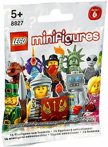 LEGO Minifigure Series 6 Mystery Bag Pack (1 Random Mini Figure) - 10 PACK