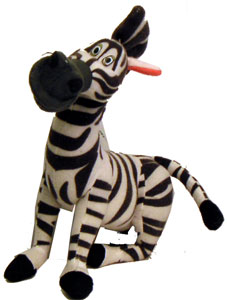 Madagascar 8-Inch Plush: Marty The Zebra