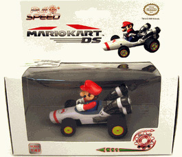 Mario Kart DS 3-Inch Vehicle Figure Pull Speed - Mario