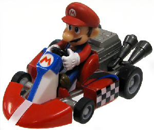 Mario Kart 1.5-Inch Mario Pull Back Racer