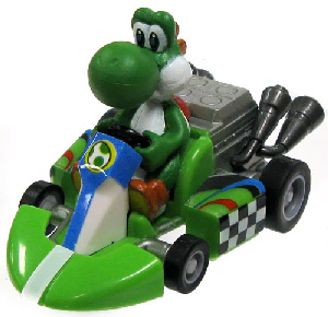 Mario Kart 1.5-Inch Yoshi Pull Back Racer