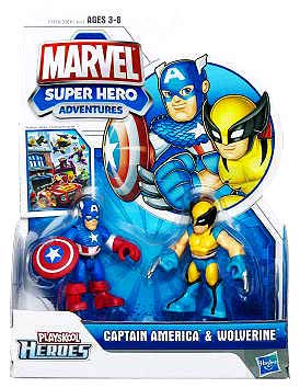 Marvel Super Hero Adventures - Captain America and Wolverine