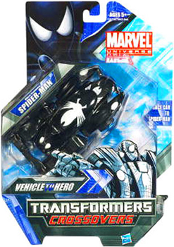 Marvel Transformers Crossovers - Black Costume Spider-Man Car