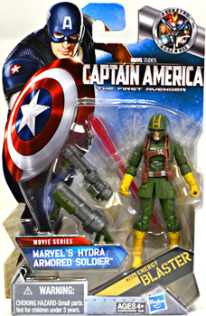 Captain America First Avengers - 3.75-Inch Hydra Armored Soldier Light Green and Yellow