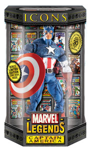 ToyBiz Marvel Legends Captain America Icons 12 " Figurine 2006 Marvel Toybiz 71616 Neuf 
