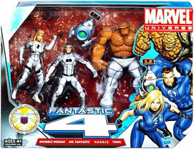 Marvel Super Hero Team Pack - Future Foundation Variant - Invisible Woman, The Thing, Mr Fantastic, H.E.R.B.I.E