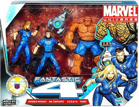 Marvel Super Hero Team Pack - Fantastic Four - Invisible Woman, The Thing, Mr Fantastic, H.E.R.B.I.E