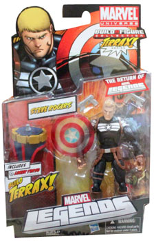Marvel Legends 2012 - BAF Terrax - Steve Rogers - Clear Shield Variant