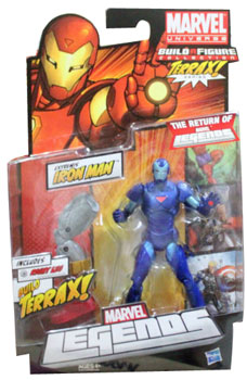 Marvel Legends 2012 - BAF Terrax - Blue Extremis Iron Man Variant