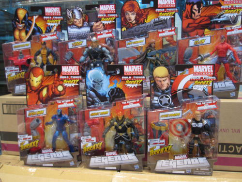 Marvel Legends 2012 - Series 1 VARIANT SET OF 7 - BAF Terrax - STEVE ROGERS, GHOST RIDER, IRON MAN VARIANT - EARLY MID FEB RELEA