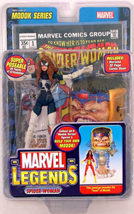 Marvel Legends BAF Modok - Black Suit Spider-Woman Variant