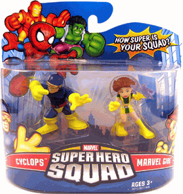 Super Hero Squad - Cyclops and Marvel Girl