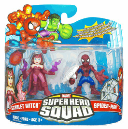 Super Hero Squad - Spider-Man and Scarlet Witch