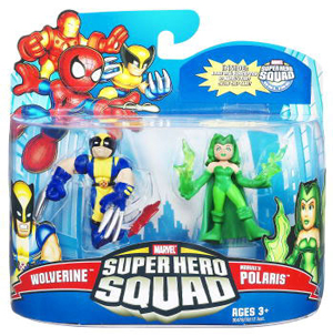 Super Hero Squad - Wolverine and Polaris