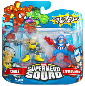 Super Hero Squad - Cable and Captain America