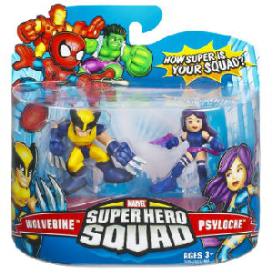 Super Hero Squad - Psylocke and Wolverine