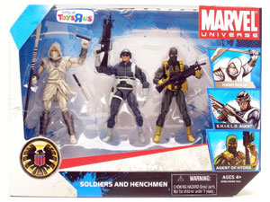 Marvel Universe - Exclusive Soldiers and Henchmen [Hand Ninja, SHIELD Agent, Agent Of Hydra]