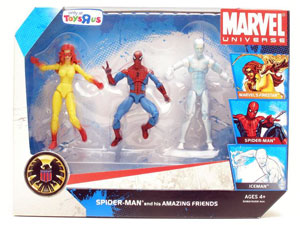 Marvel Universe - Exclusive Spider-Man and his Amazing Friends [Firestar, Spider-Man, Iceman]