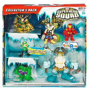 Super Hero Squad - 6-Pack Box Set Exclusive Thor, Iron Man, Hulk, Enchantress, Loki, Deluxe Savage frost Giant