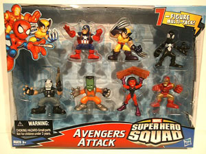 Marvel Super Hero Squad THE LEADER Silver Variant from Avengers Attack 7-Pack 