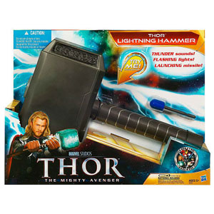 Thor Movie Roleplay - Electronic Lights and Sounds Lightning Hammer