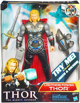 Thor Movie 10-Inch Deluxe Lightning Power Thor