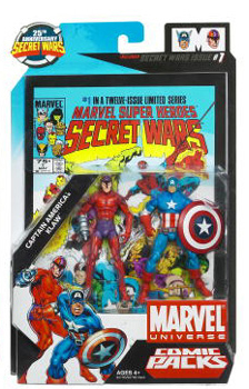 Marvel Universe Comic Pack - Captain America and Klaw