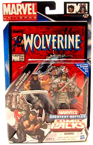 Marvel Universe Comic Pack - Wolverine and Silver Samurai