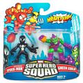 Super Hero Squad - Black Costume Spider-Man and Green Goblin