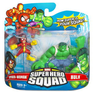 Super Hero Squad - Spider-Woman and Hulk