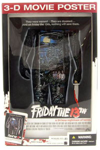 MCFARLANE 3D MOVIE POSTER FRIDAY 13TH