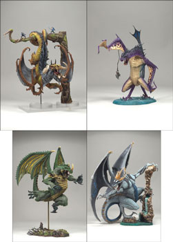 Mcfarlane Dragons Series 8 Set of 4