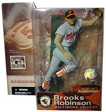 MLB Cooperstown Series 1 - Brooks Robinson - Grey Jersey Variant - Baltimore Orioles