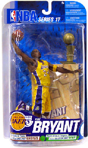 NBA 17 - Kobe Bryant 3 - Lakers - Bronze Collectors Level - Yellow Jersey with 1 Trophy