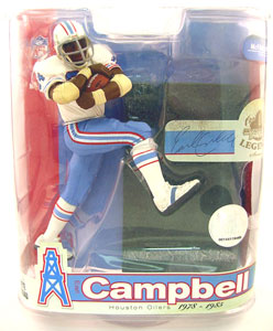 NFL Legends Series 3 - Earl Campbell White Jersey Variant - Houston Oilers