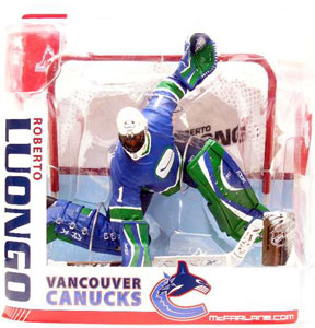 Vancouver Canucks Roberto Luongo Vintage Throwback Blue Jersey