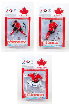 NHL Team Canada 2010 - Set of 3[Crosby,Iginla,Luongo]