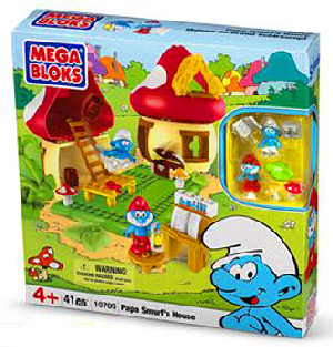 Mega Bloks - The Smurfs - Papa Smurf House (10709)