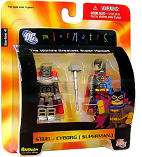 DC Minimates - Steel and Cyborg Superman