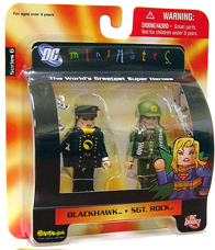DC Minimates - Blackhawk and SGT Rock